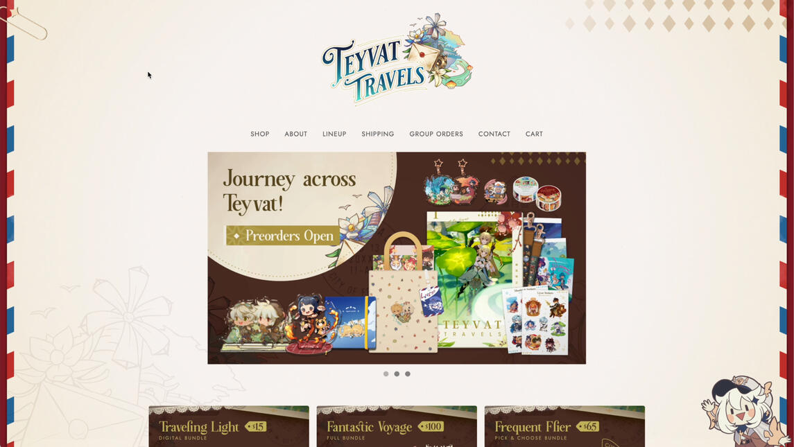 &quot;TEYVAT TRAVELS&quot;